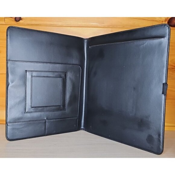 Vintage Black Perry Ellis Calculator Portfolio No Calculator - Picture 5 of 9